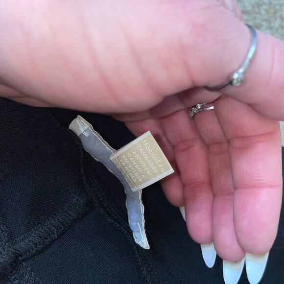 Michael Kors pants pull on stretch black skinny pockets/trousers comfort SZ 6 - Picture 5 of 13